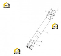 Вал карданный 125810060