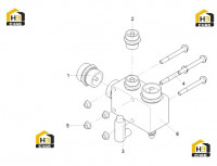 Блок возврата масла в сборе 125811469