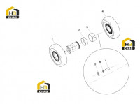 Колесо переднее 125811448