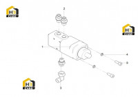 Клапан тормозной в сборе 125811895