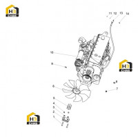 Двигатель с комплектующими 125812957