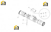 Мост ведущий 125811679