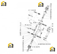 Ось рулевая 125811402
