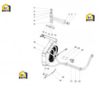 Радиатор масляный 125814774