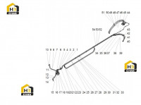 Трубопровод спредера 125811122