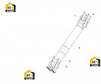 Вал карданный 125814758