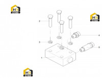 Замок гидравлический 125811471