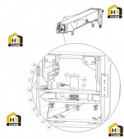 Цилиндры крепления стрелы (часть 1)