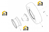 Колесо заднее