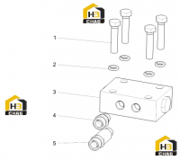 Замок гидравлический двусторонний