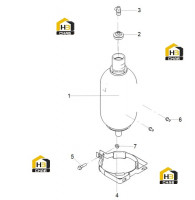 Аккумулятор тормозной 125811890