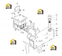 Бак гидравлический 125811816