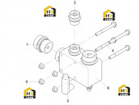 Блок возврата масла в сборе 125811469