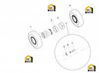 Колесо переднее 125811448