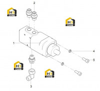 Клапан тормозной в сборе 125811895