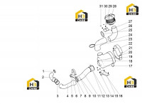 Фильтр воздушный в сборе 125811578
