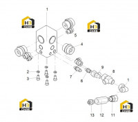 Соединитель трехходовой 125811888