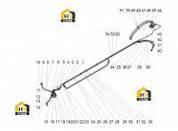 Трубопровод спредера 125811122