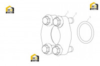 Блок фланцев 252911080