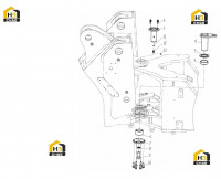 Блок стыковой передней и задней рамы 251808112