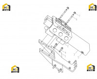Блок трехсекционного распределительного клапана 251808453