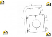 Блок упорной планки 251808279