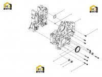 Картер шестерен двигателя
