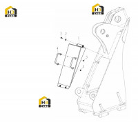 Комплектующие передней рамы 251808106