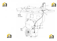 Контролер ручного тормоза в сборе 251808897