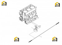 Кронштейн блока цилиндров