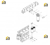 Фильтр топливный в сборе