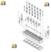 Головка блока цилиндров в сборе
