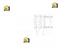 Хомут трубный в сборе 252101608