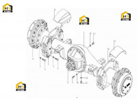 Мост передний ведущий 250301709