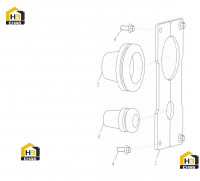 Пластина уплотнительная с комплектующими 252116704