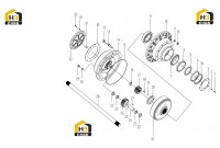 Редуктор бортовой в сборе 250301655