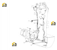 Система электрическая задней рамы 251808933