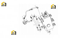 Система гидравлическая рабочая 251808596