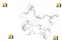 Трубки тормозные заднего моста в сборе 251807971