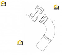 Труба для всасывания масла 251808363