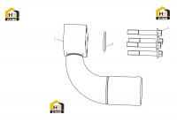 Труба насоса всасывающая 251808549