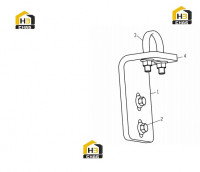 Узел крепления трубы 252910618