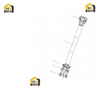 Вал карданный в сборе 251808390