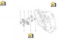 Вал насоса КПП