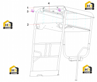 Рама кабины 13107154