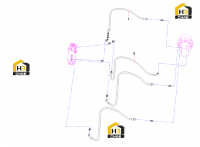 Соединение шлангов гидромотора и гидрораспределителя (часть 2) 13000741