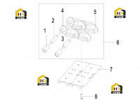 Башмак гусеничный 13569416