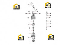 Джойстик левый контрольный 60242506