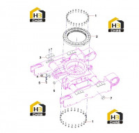 Подшипник поворотного устройства 13796569