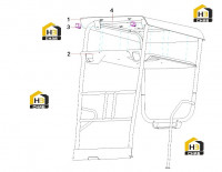 Рама кабины 13107154